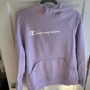 Womens Lilac Champion Hoodie